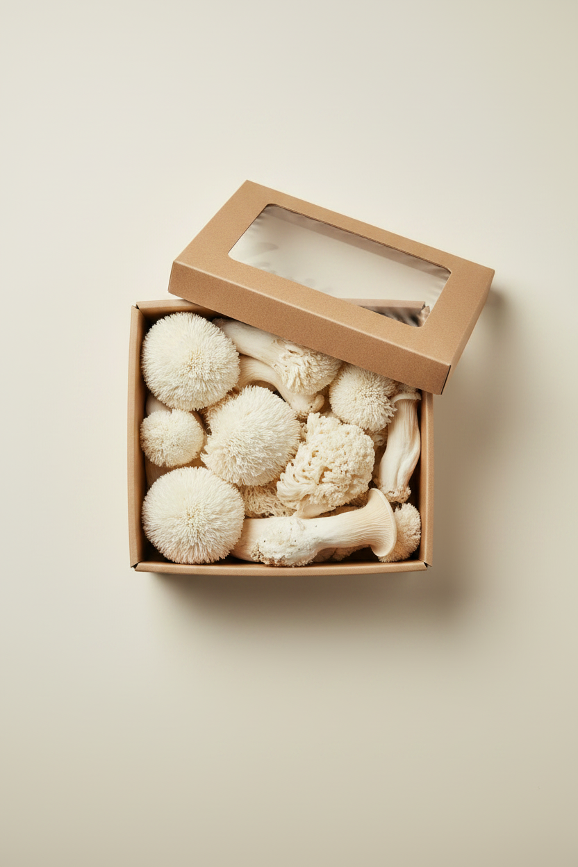 C4 Exotic Mushrooms Lions Mane Mushrooms 