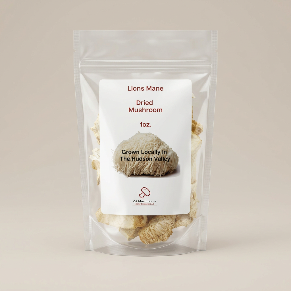 Enhanced C4 dried Lion’s Mane product photo