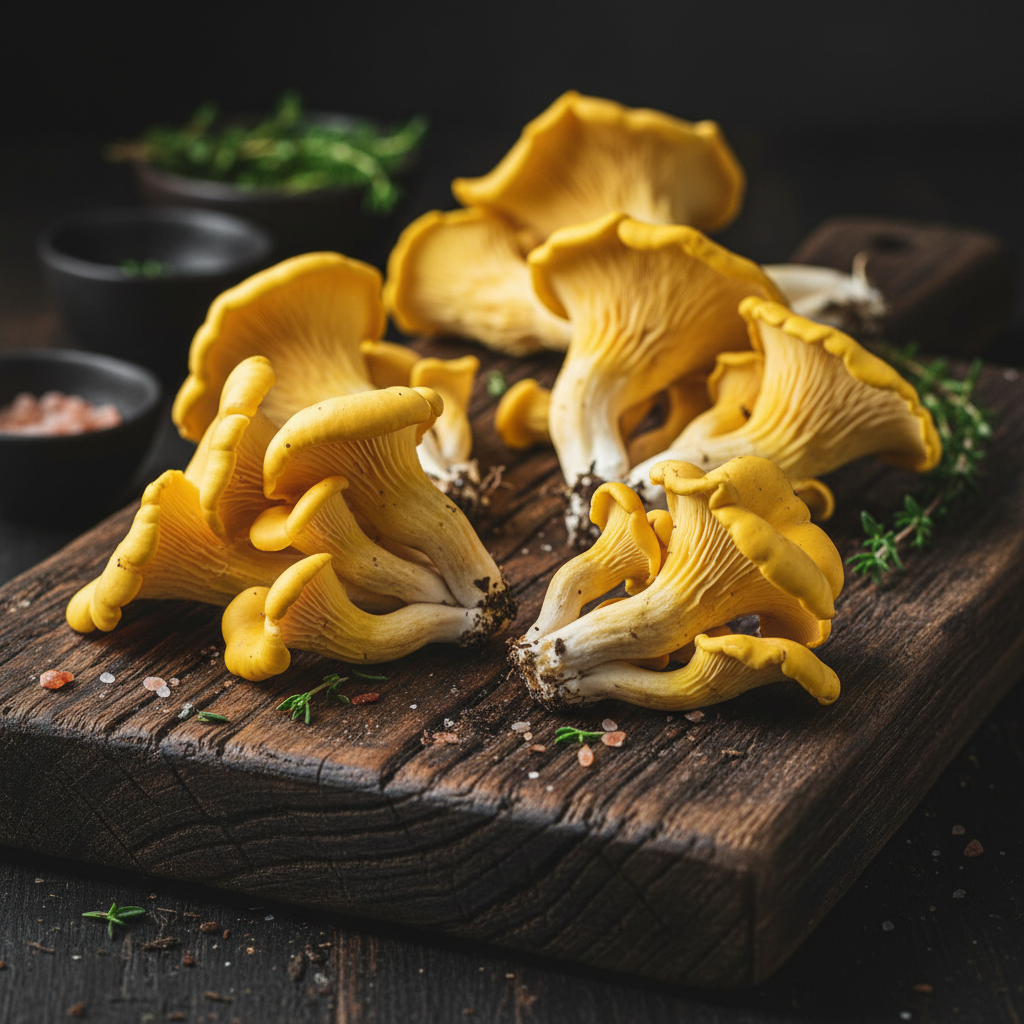 Yellow Oyster Mushrooms